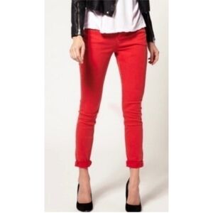 J.Crew Matchstick Corduroy Pants Red Size 27